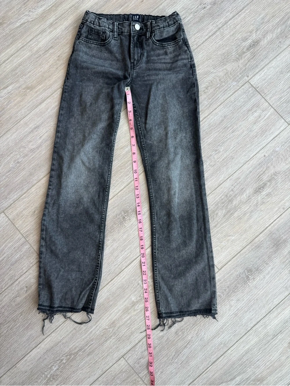 GAP Washed Black Straight-Leg Kids Jeans